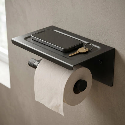 Toilettenpapierhalter mit Ablage 39105A ORI Titan  5