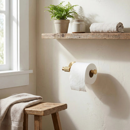 Halter für Toilettenpapier 29105 Rivo Brush Gold  5