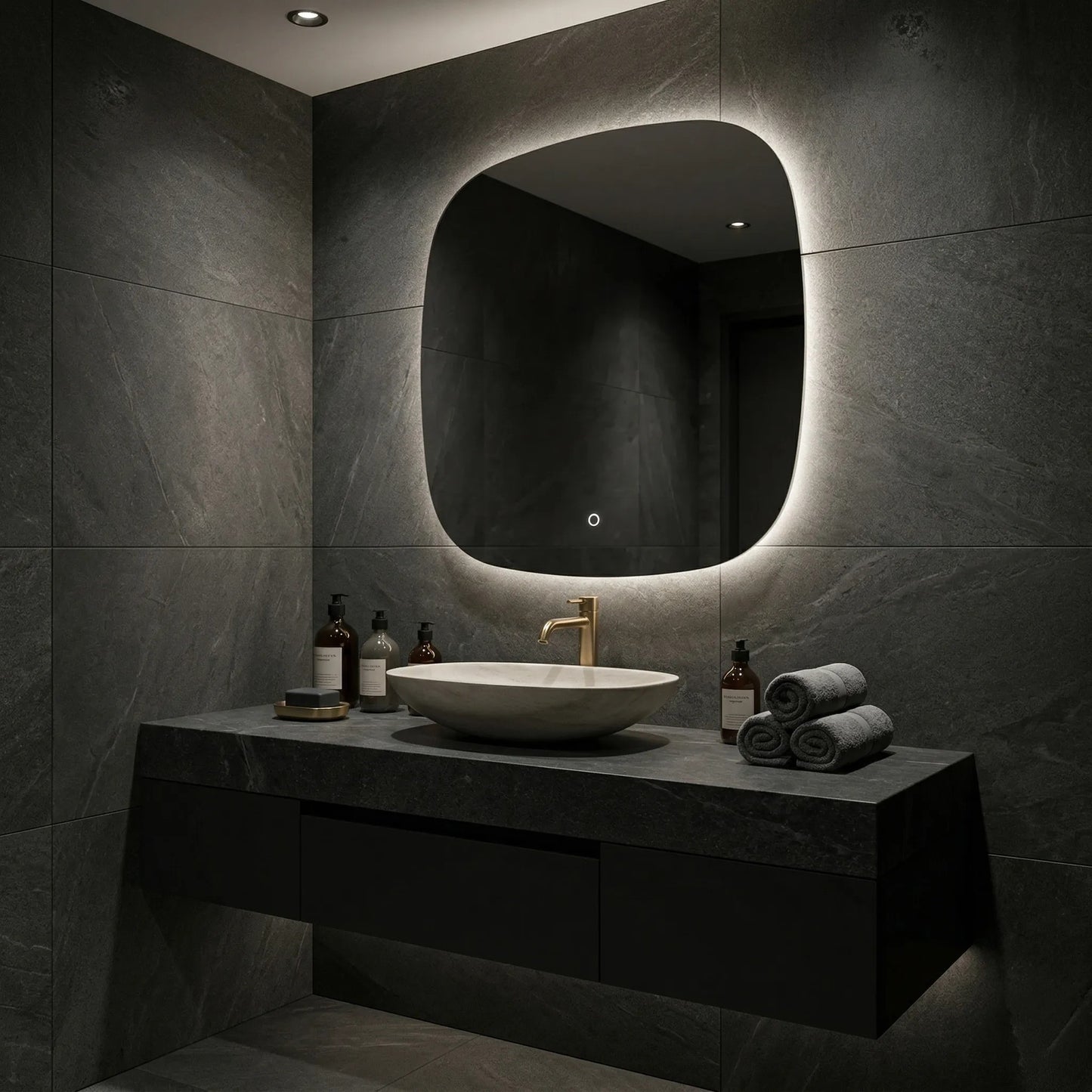 Spiegel LED 70x70cm TOP  5