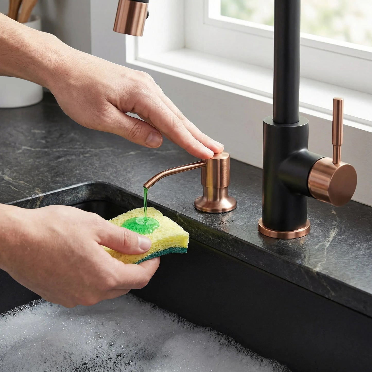 Rea Spülbeckenspender LON Brush Copper  5