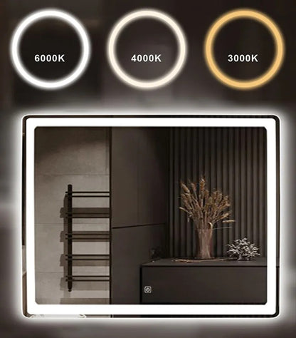 Spiegel LED 80x60cm P10407  5