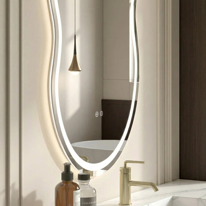 Spiegel LED UNO 80x55 cm  5