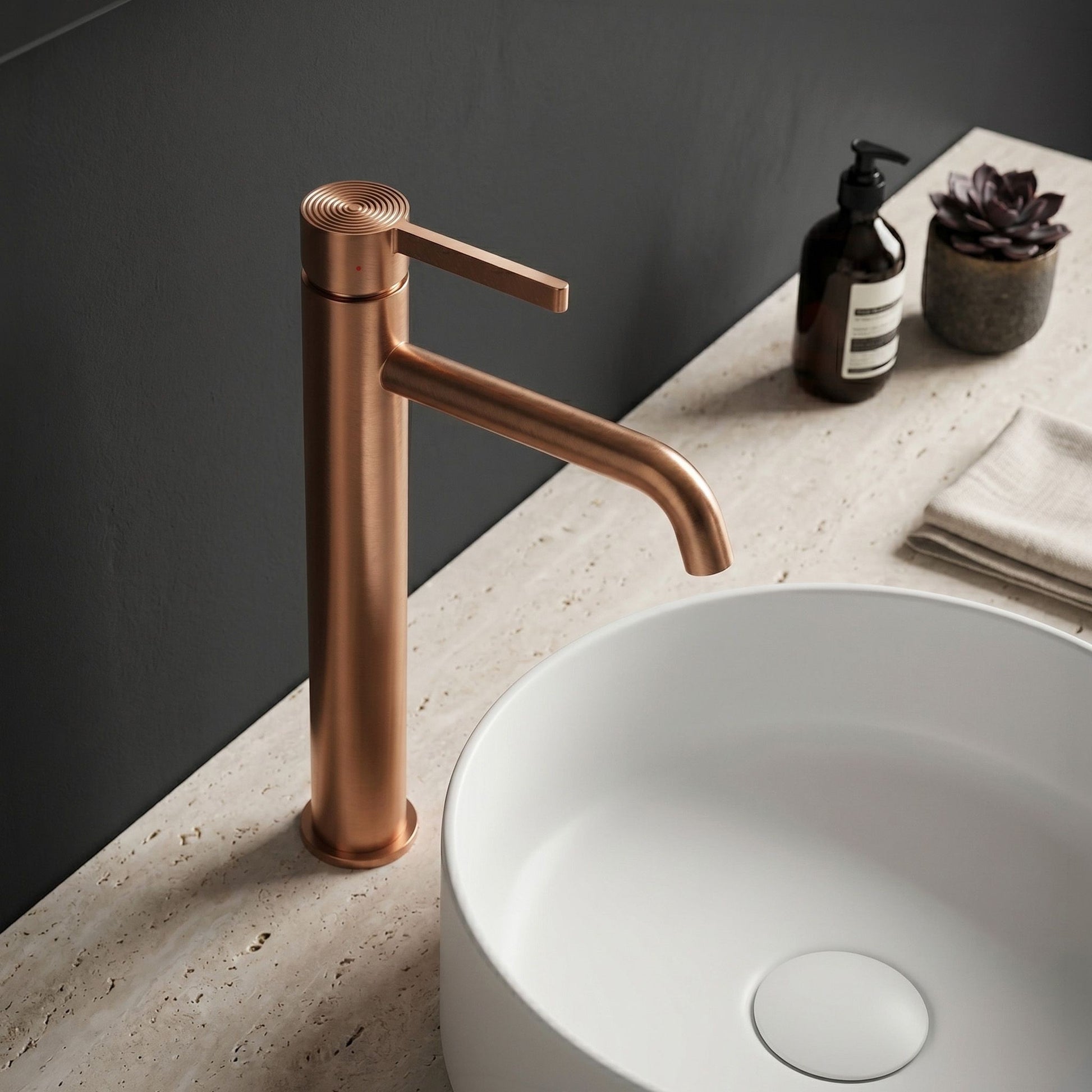 Waschbeckenarmatur Rea Foster Brush Copper  5
