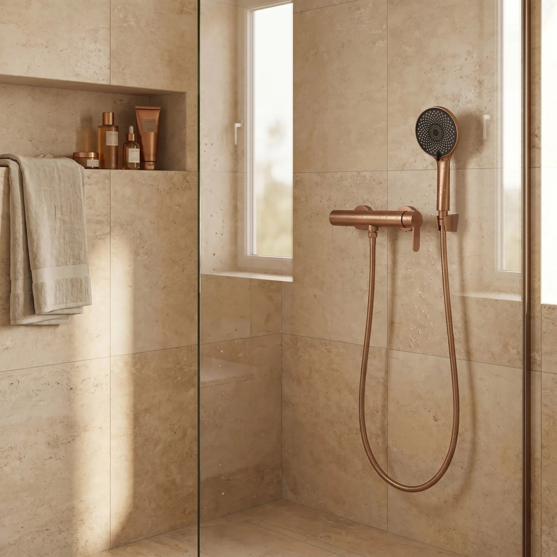 Duscharmatur REA Arcos Brush Copper  5