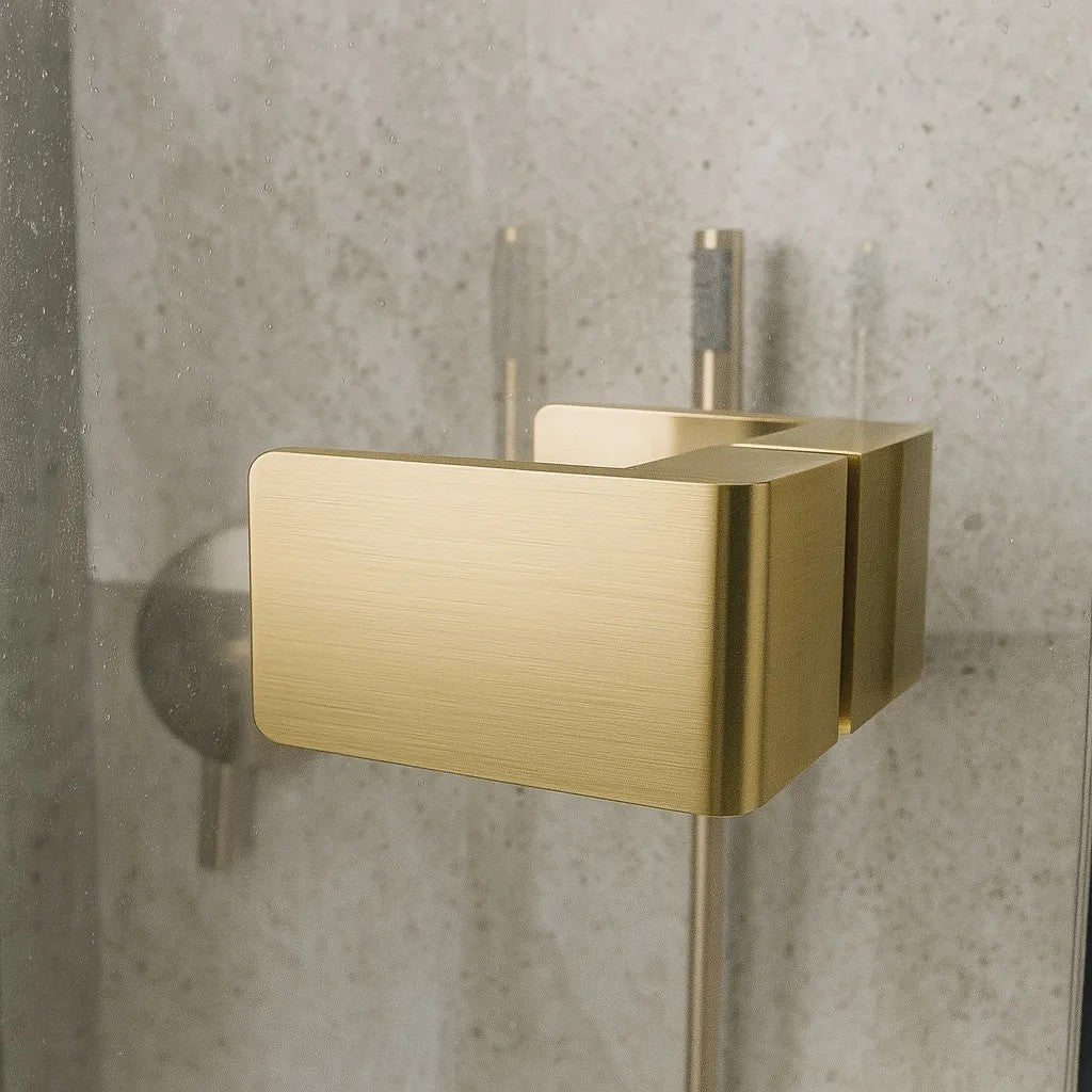 Duschkabine Rea Atlas 120x100 Brush Gold linke 5