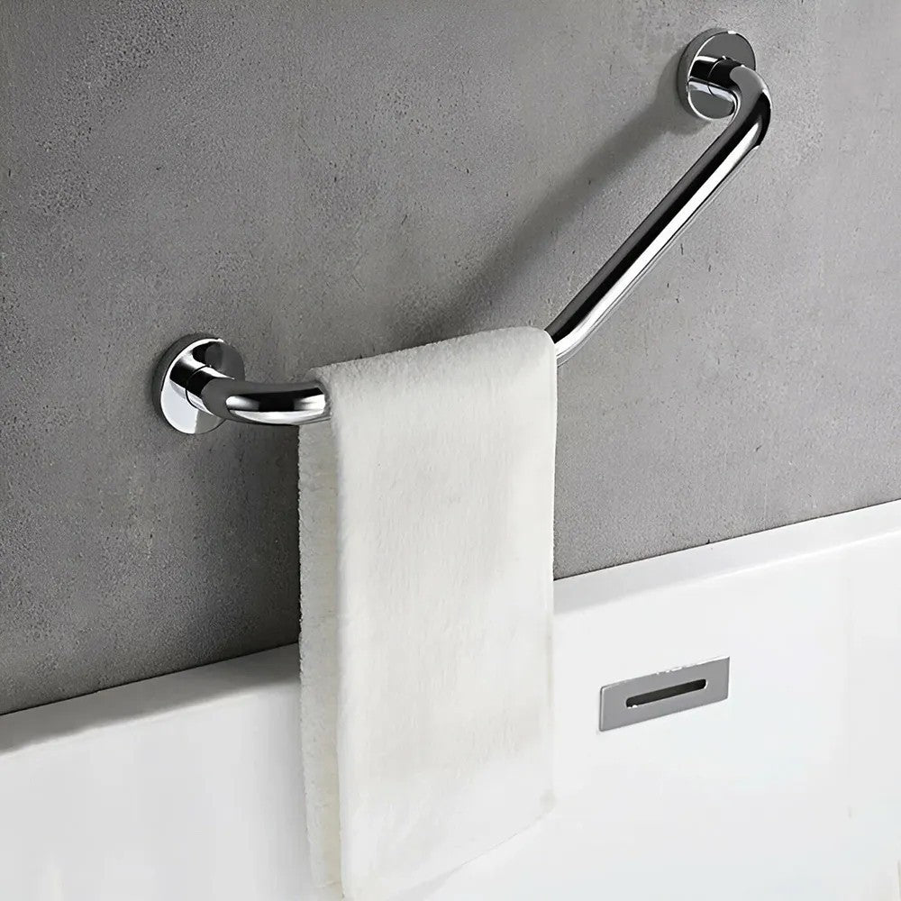 Angewinkelte Badezimmer-Haltestange Chrome  5