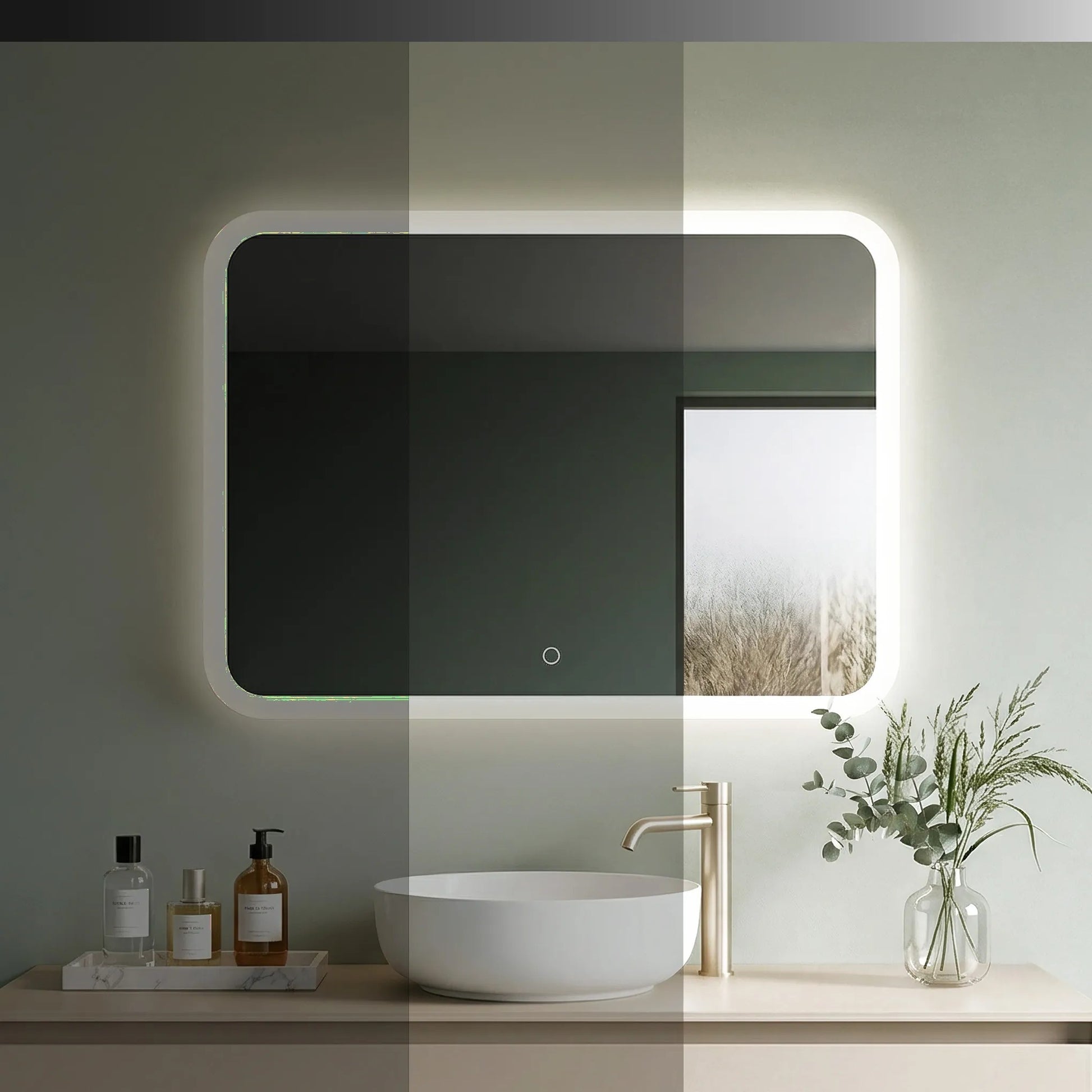 Spiegel LED 80x60cm TOP-3  5
