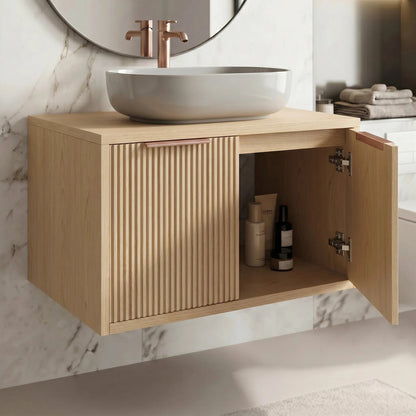 Waschtischunterschrank Rea Core 80cm Beige 5