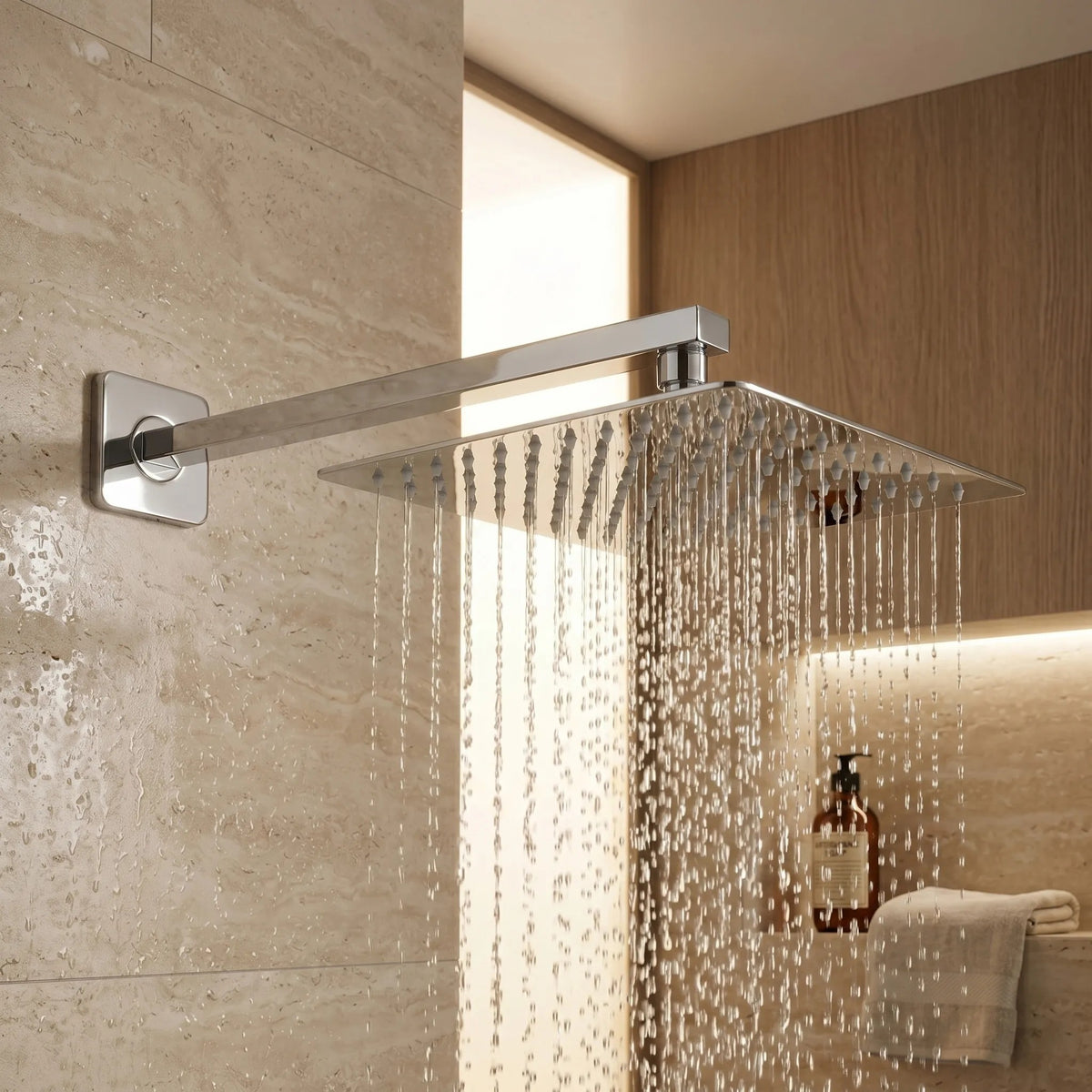 Quadratischer Duscharm REA JS-9022 40cm Chrome 5