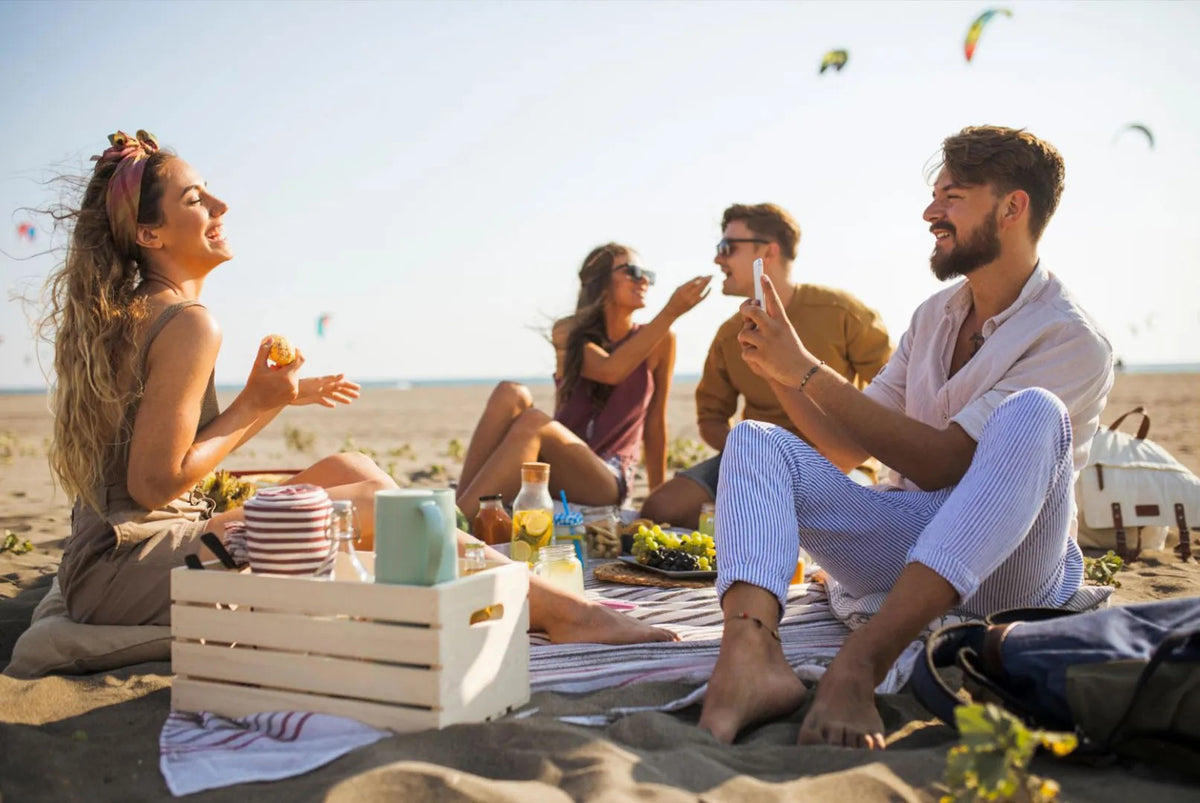 Picknick-Decke Blau 5