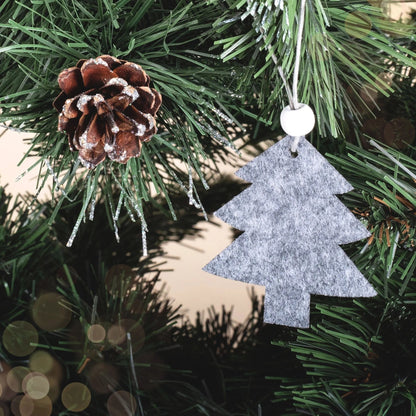 Weihnachtsdekoration Silver Frost 42 Stücke 5