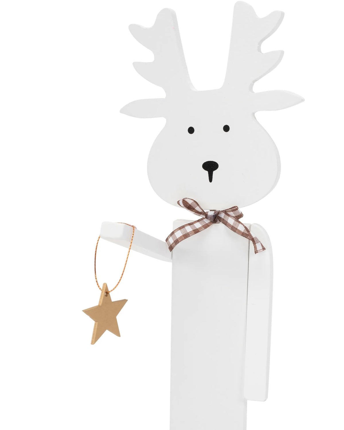 Weihnachtsrentier Aus Holz 35cm 301036 5