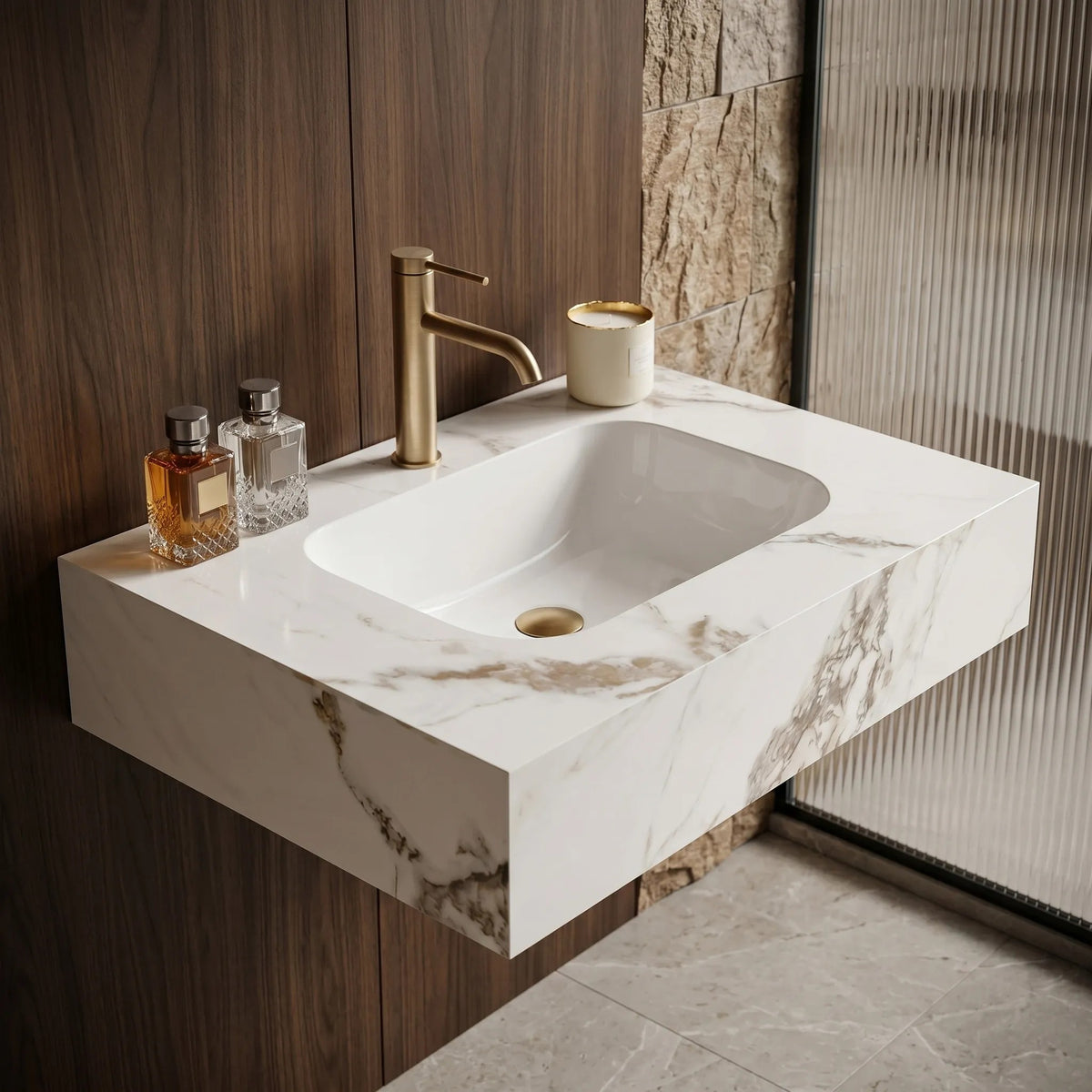 Wandwaschbecken REA Aresa Cold Jade 70 5