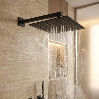 Quadratische Regendusche REA JS-P015B 30cm Black 5