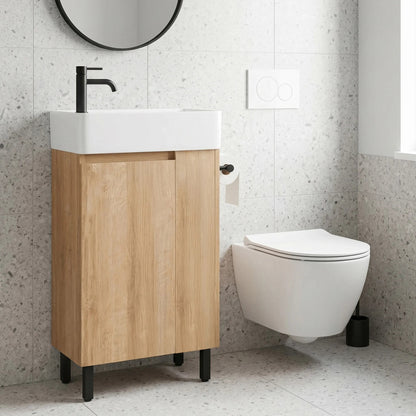 Badezimmerschrank Mit Waschbecken REA Astra 43cm 5