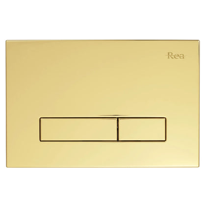Unterputz-WC-Gestell Set Slim 024N Mit Gold HD Drückerplatte 5