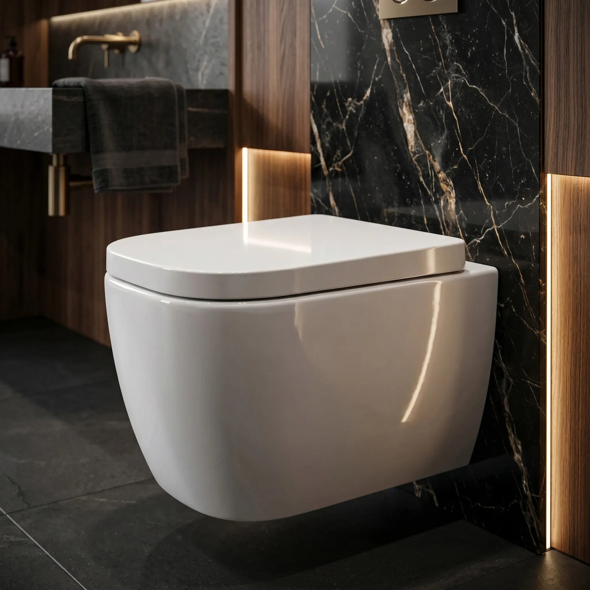 Wand-WC-Becken Rea Cubik Mini Tornado 5