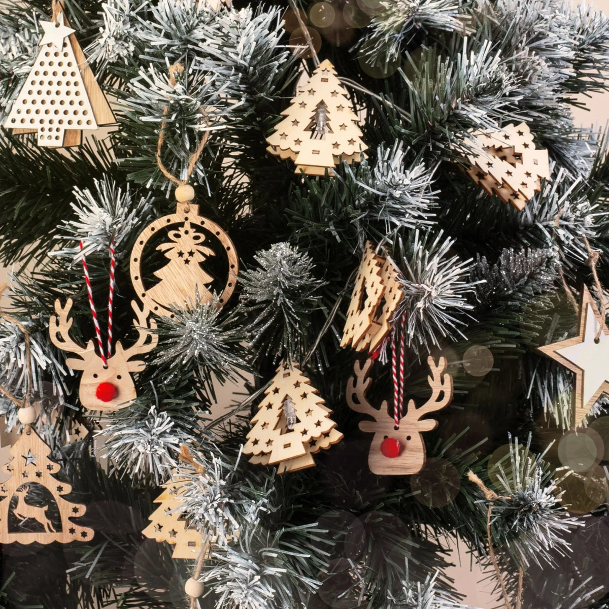 Christbaum Schmuck Reindeer 9 Stk 5