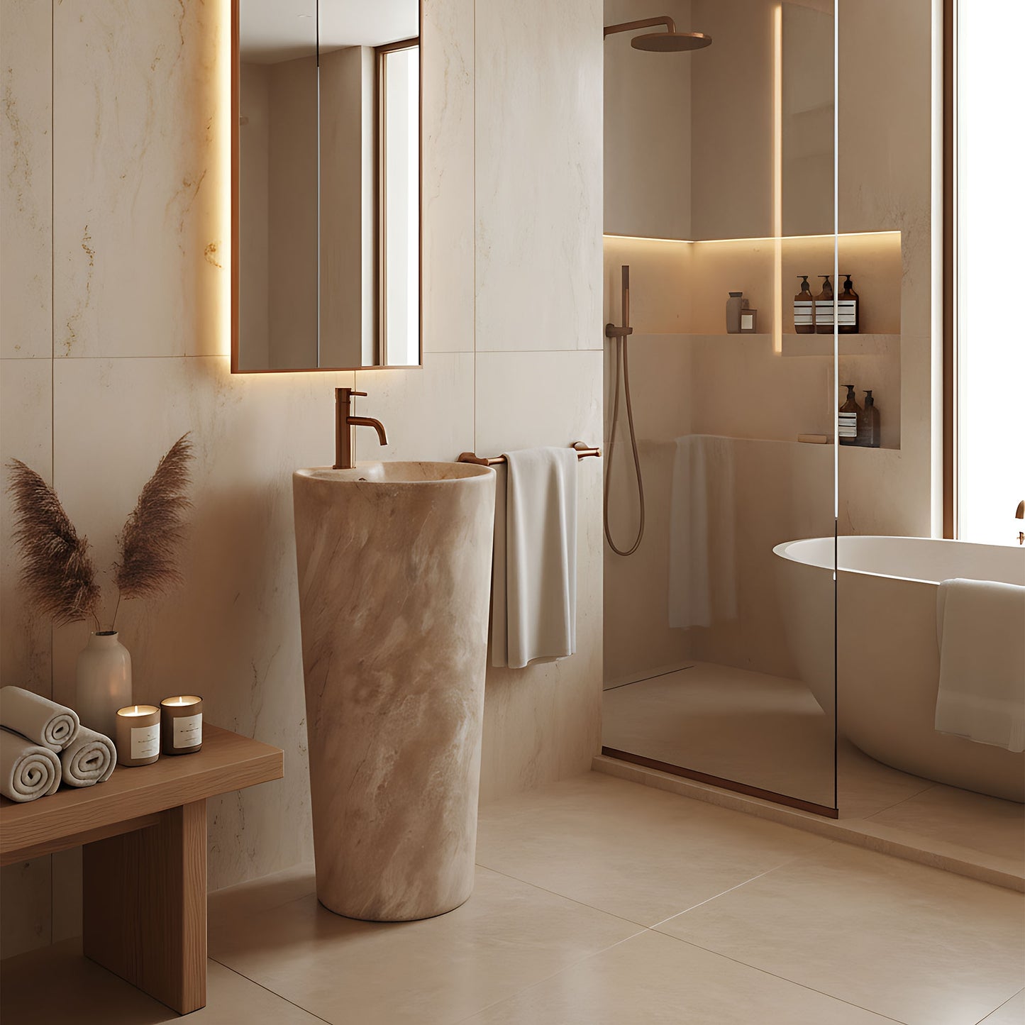 Standwaschbecken Blanka Savana Matt  7