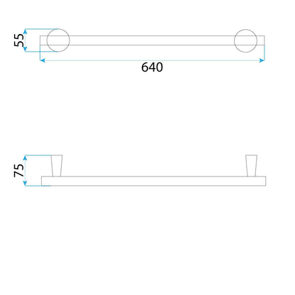 Handtuchhalter 16101 Aristo Brush Gold  5