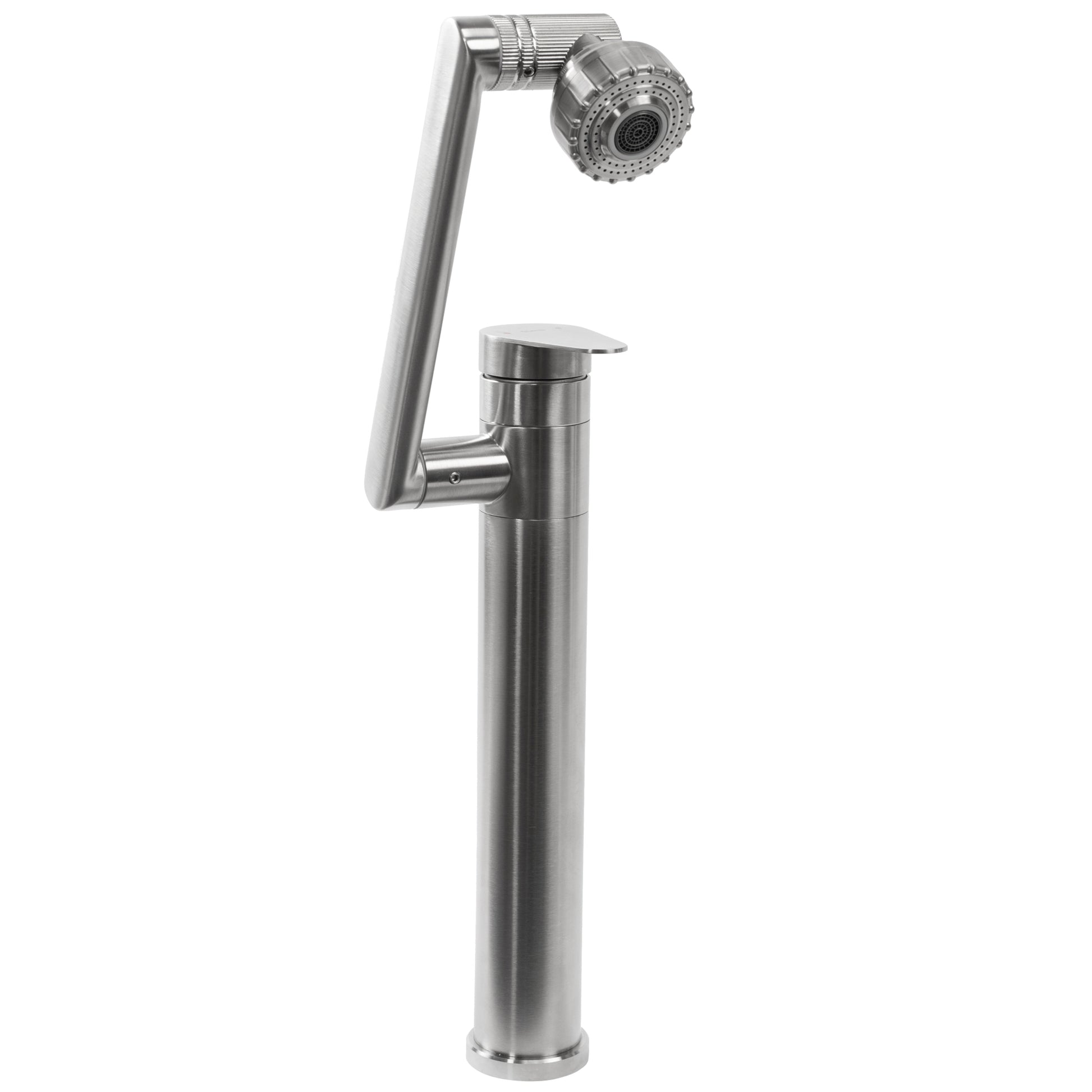Waschbeckenarmatur Rea PACO Nickel Brush INOX High  8