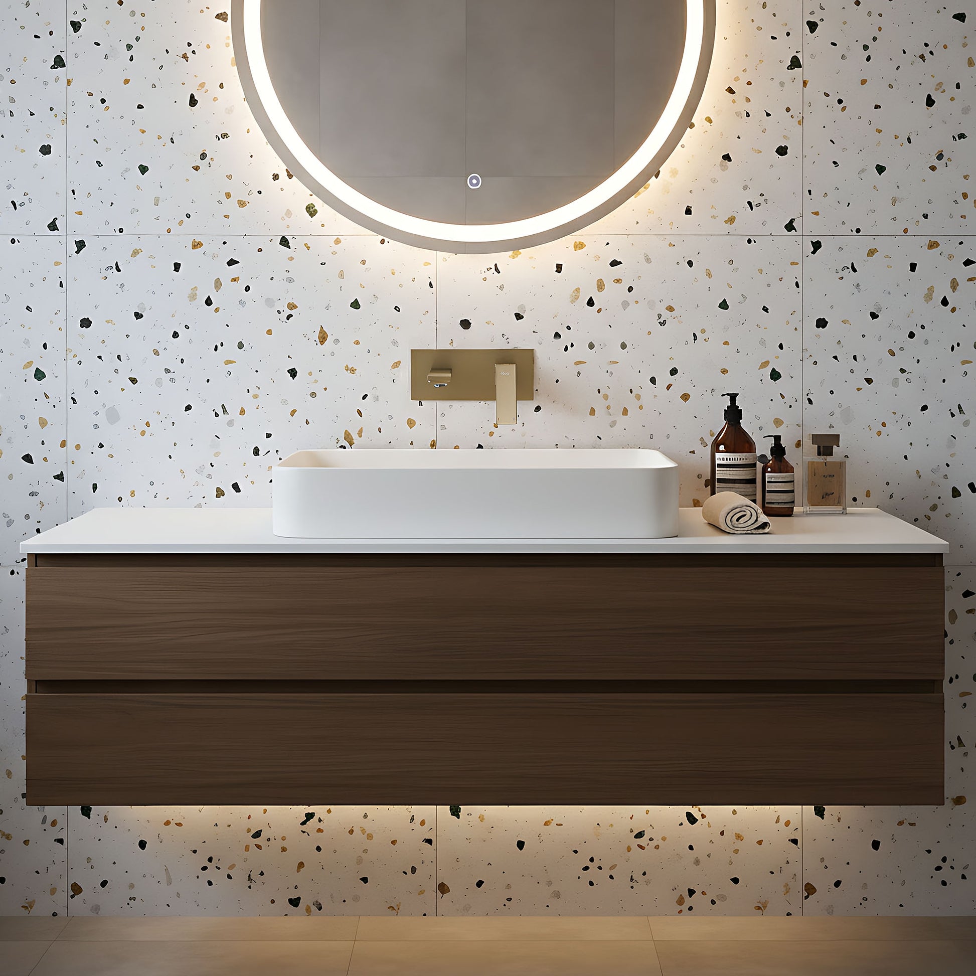 Unterputz Armatur Rea Joe Brush Gold  4