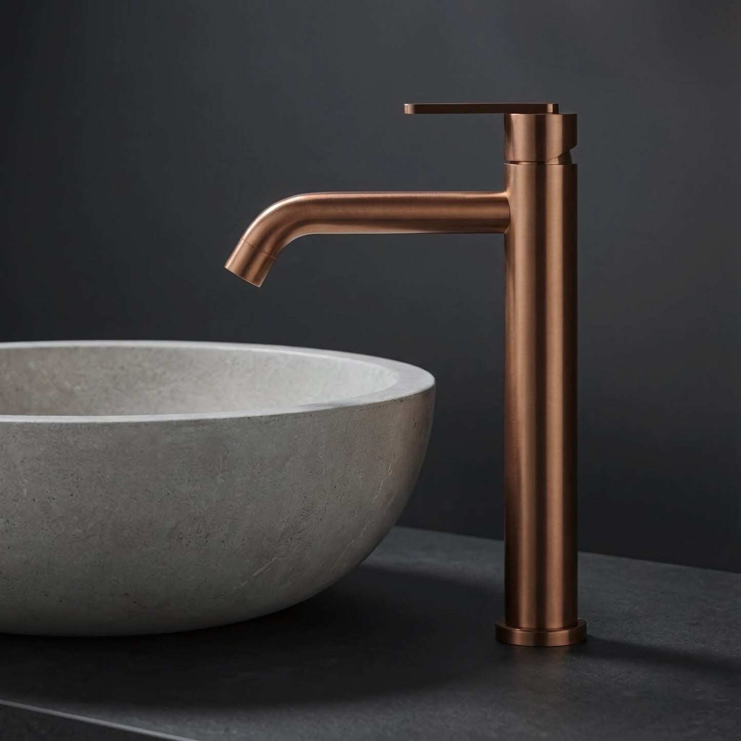 Waschbeckenarmatur Rea Ontario Brush Copper  5