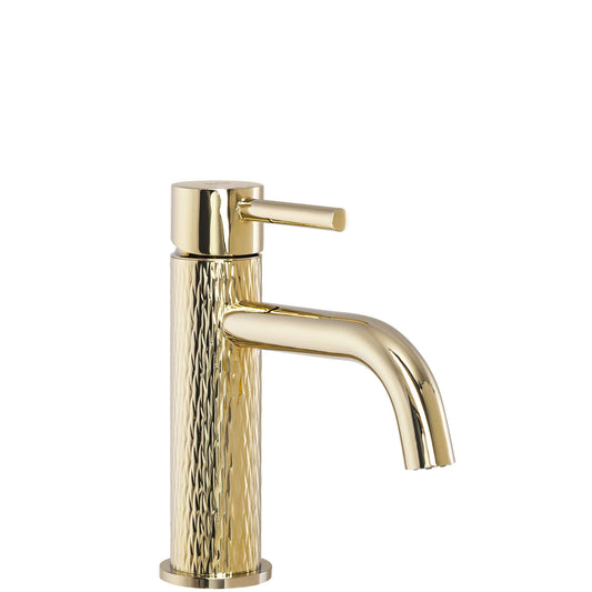 Waschbeckenarmatur Rea Lungo Art Gold light gold low  1