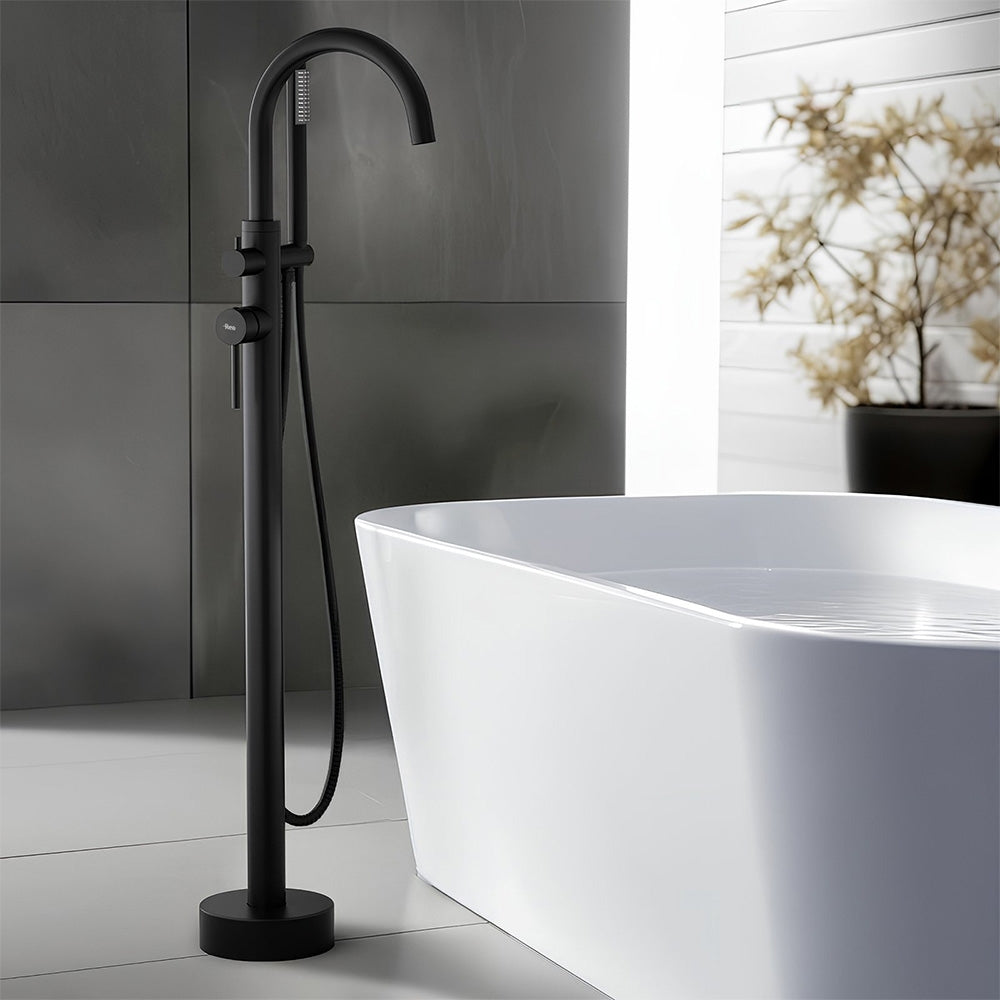 Frei stehende Armatur Rea Lungo Black  1