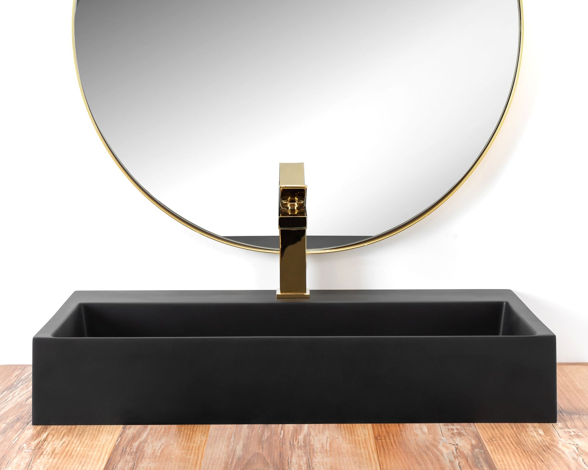 Waschbecken Konglomerat GOYA Black Matt 60 cm 5