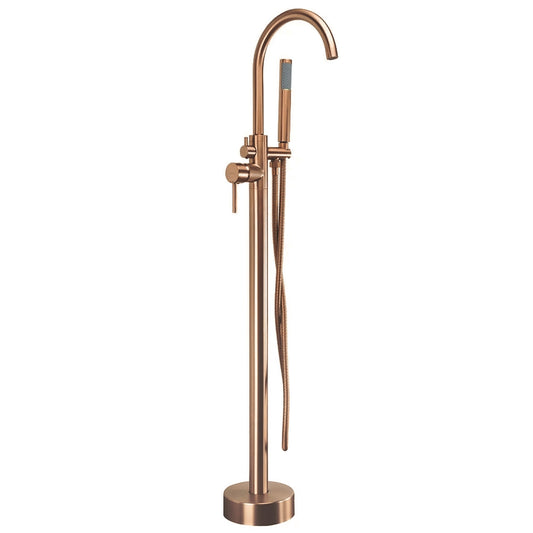 Frei stehende Armatur Rea Lungo brush copper  1