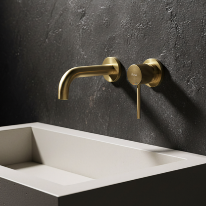 Unterputz Armatur Rea  Lungo Stripe Brush Gold  5