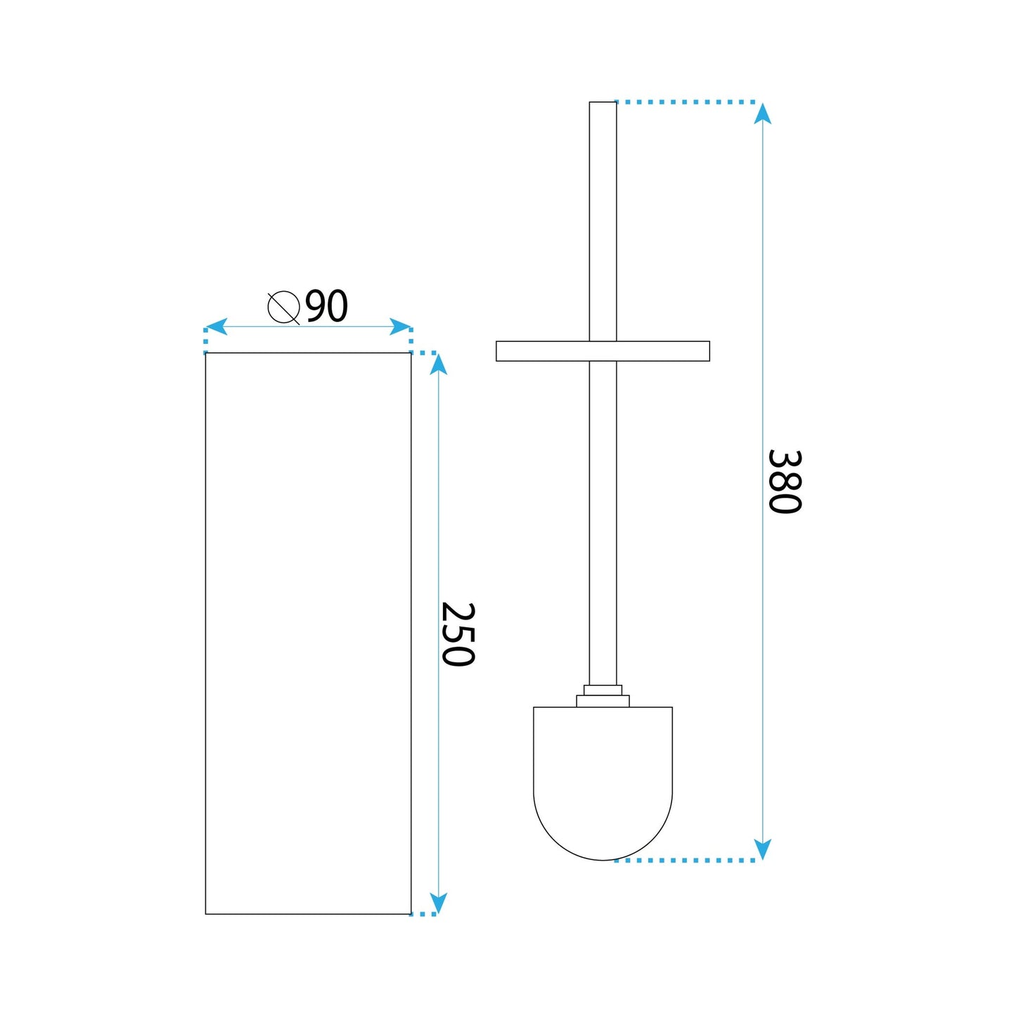 Wc-bürsten B106 Brush Copper  4