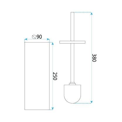 Wc-bürsten B106 Brush Copper  4