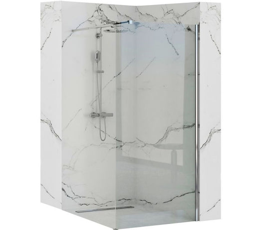 Duschwand Rea Aero N 90 Transparent  1