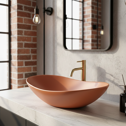 Aufsatzwaschbecken Rea Royal Cinnamon Matt  6