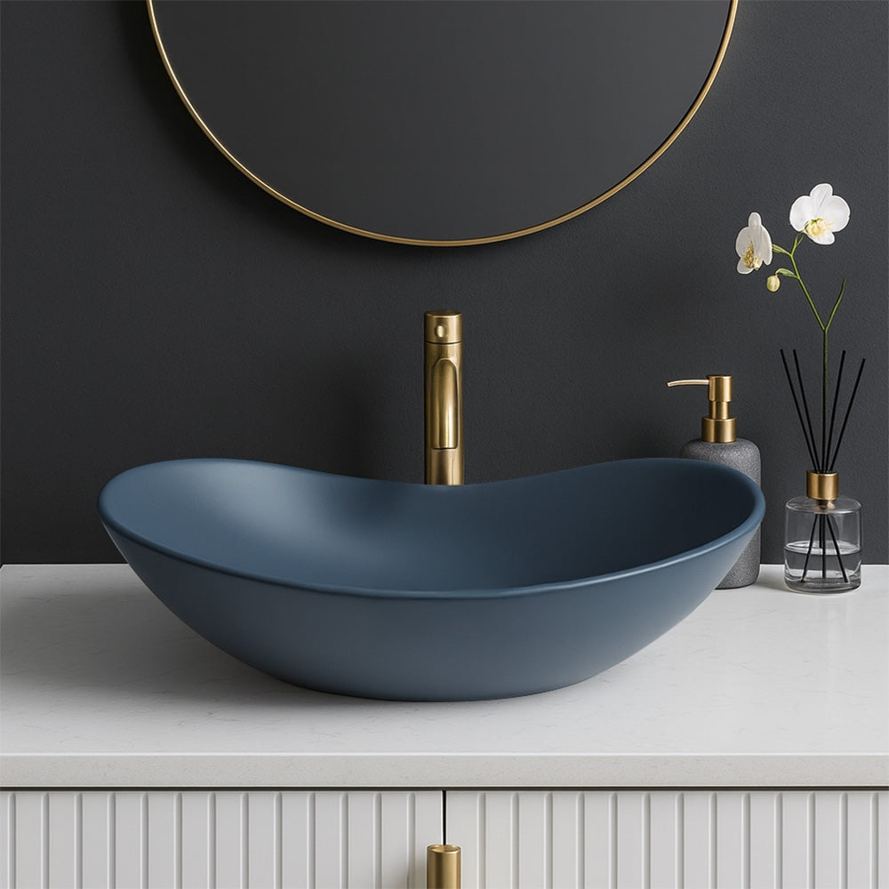 Aufsatzwaschbecken Rea Royal Blueberry Matt  6