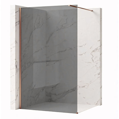 Duschwand Rea Flexi Grey / Brush Copper 110  15