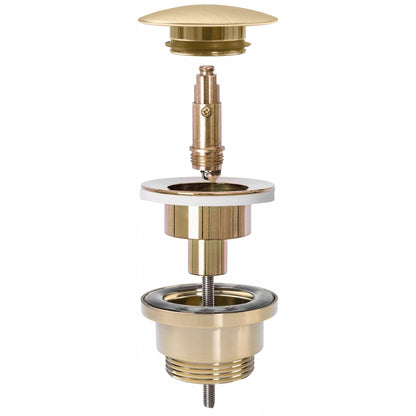 Waschbeckenstöpsel universal click-clack Rea GOLD MAT  2