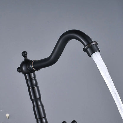Waschbeckenarmatur Küchenarmatur Rea Rustico Old Black  4