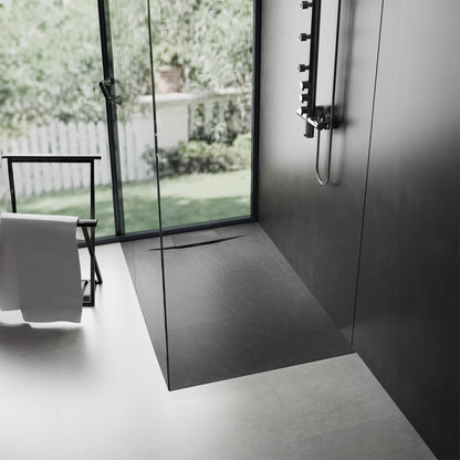 Duschtasse Bazalt Black 80x120  3