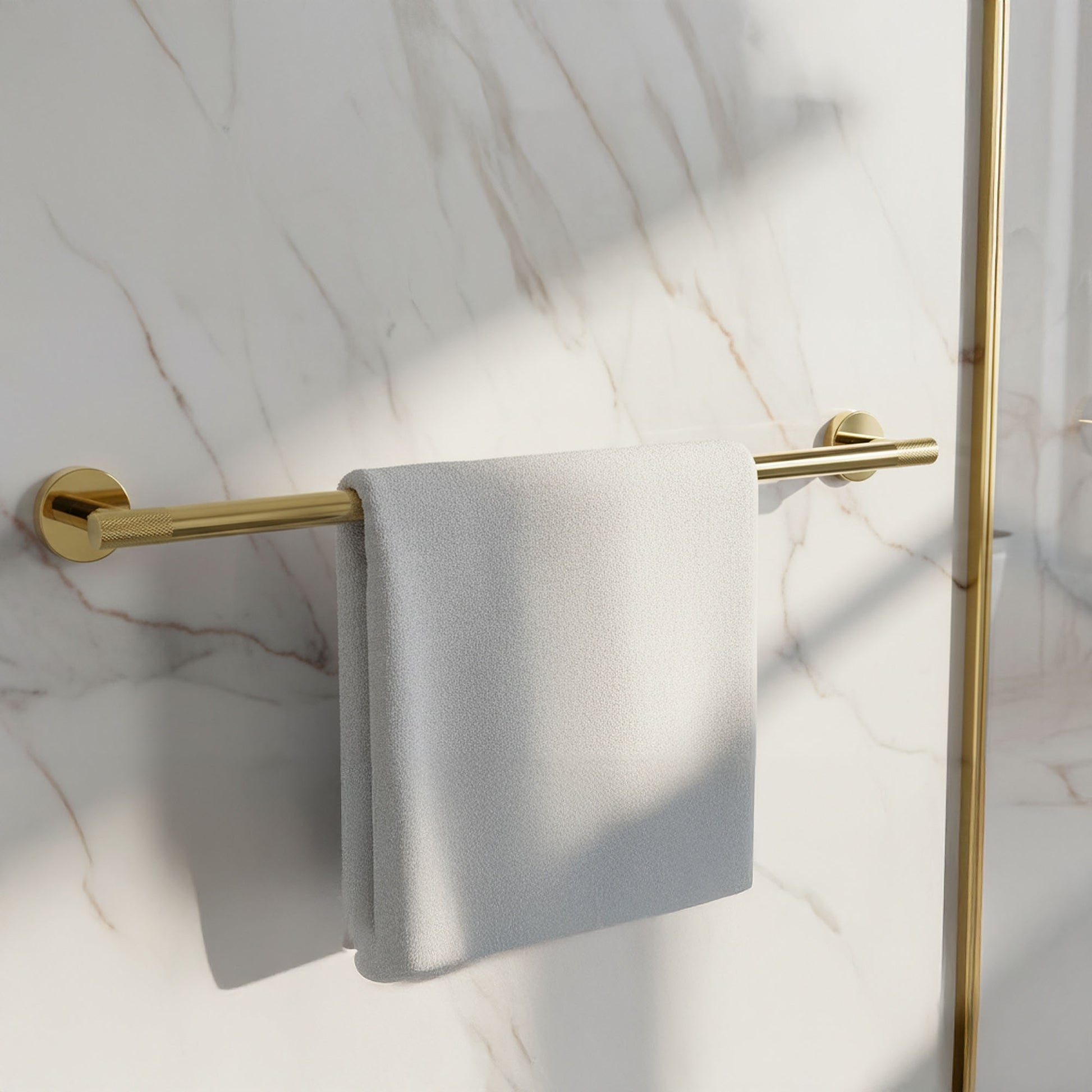 Badezimmer-accessoire-set Grid Gold 4-teilig  5