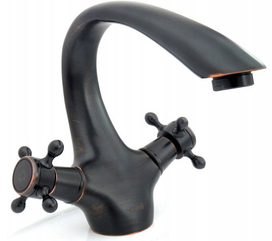 Waschbeckenarmatur Rea Retro Old Black  1