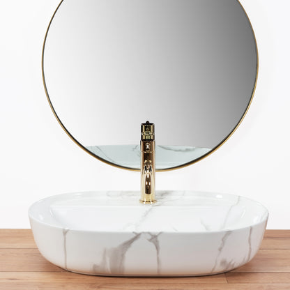 Aufsatzwaschbecken REA Aura 61 Marmo Shiny  2