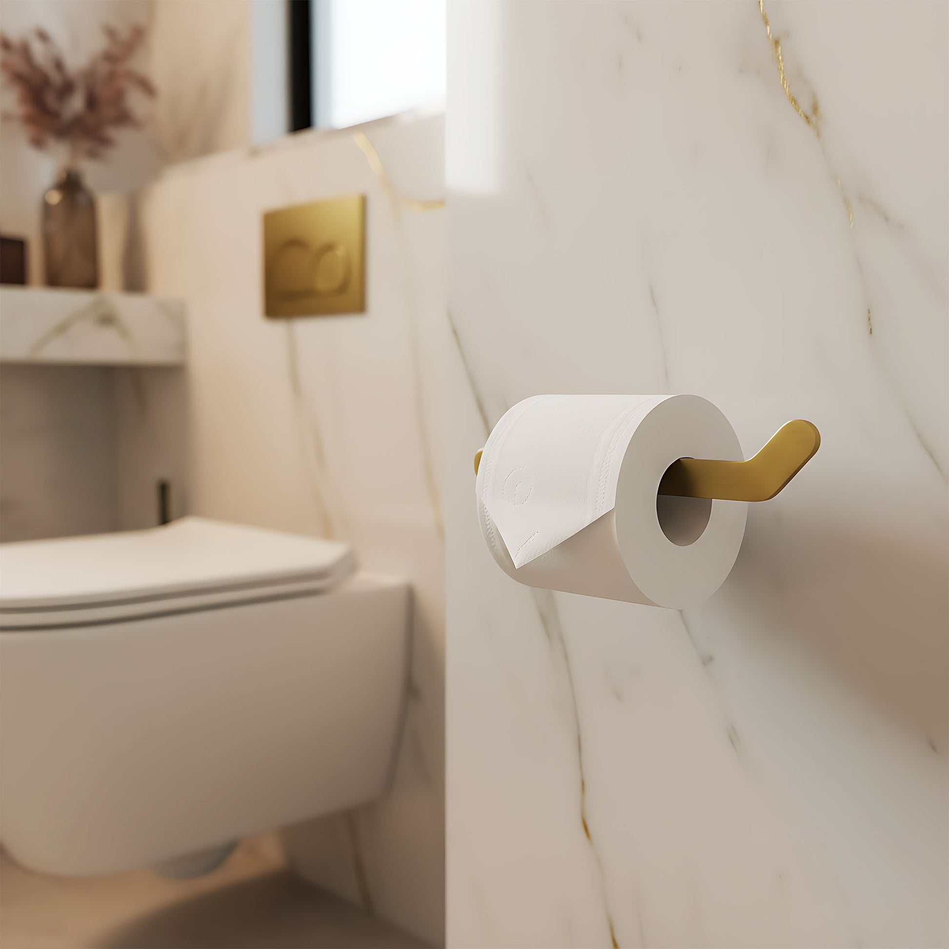 Halter Für Toilettenpapier 109 Til Brush Gold  4