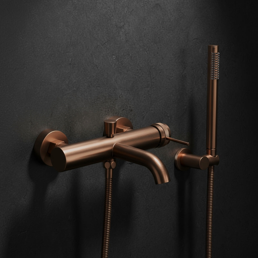 Wannenarmatur Rea Lungo Grip Brush Copper  3