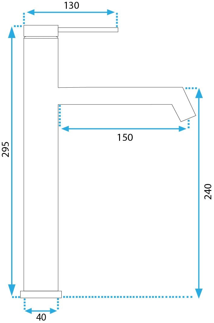 Waschbeckenarmatur Rea Foss Brush Copper High  5