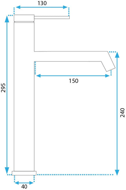 Waschbeckenarmatur Rea Foss Brush Copper High  5
