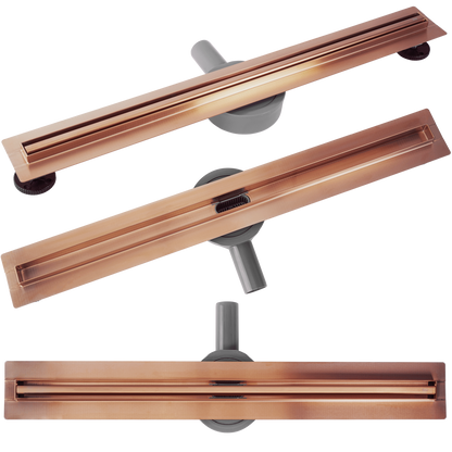 Duschrinne REA Neox Slim pro Brushed Copper 80  1