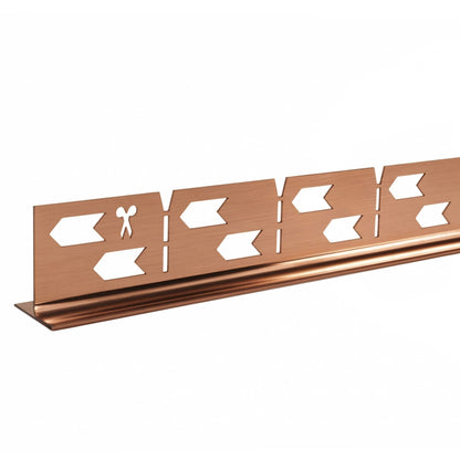 Gefälleprofil 120cm Brush Copper linke 4